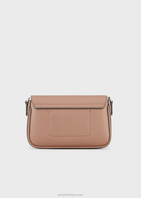 kadınlar Armani geyik desenli mini çanta deve T8HD580