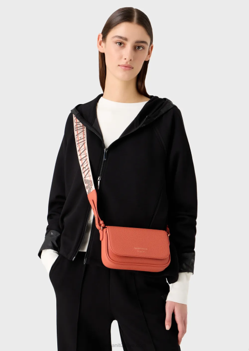 kadınlar Armani geyik desenli mini çanta kahverengi T8HD624