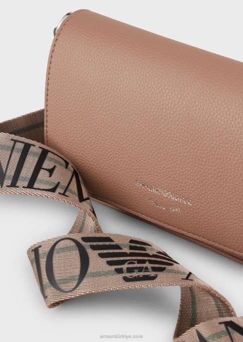 kadınlar Armani geyik desenli mini çanta mavi T8HD581