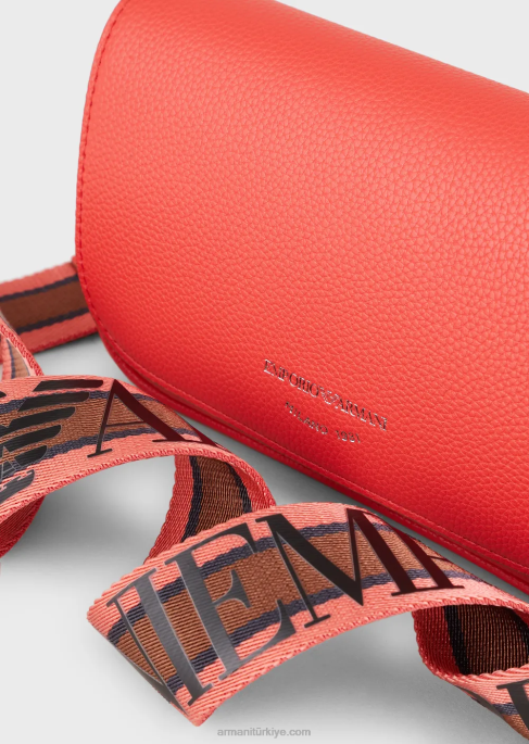 kadınlar Armani geyik desenli mini çanta turuncu T8HD577