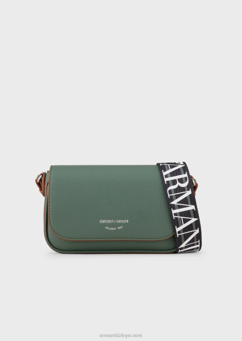 kadınlar Armani geyik desenli mini çanta yeşil T8HD578
