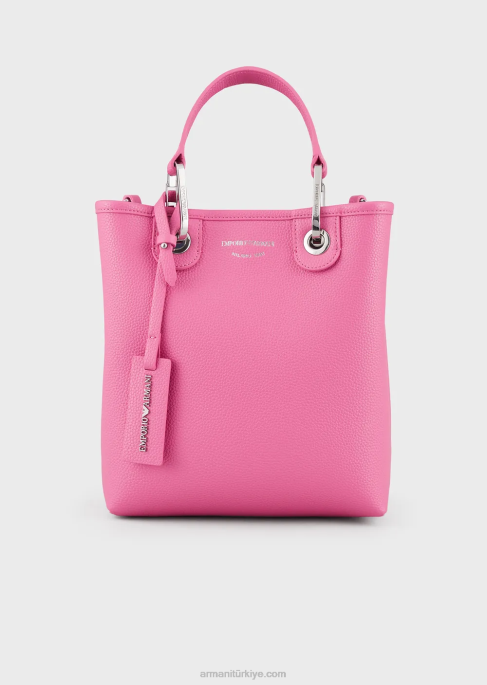kadınlar Armani geyik desenli myea dikey alışveriş çantası fuşya T8HD695