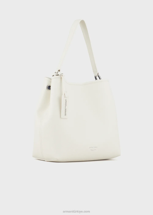 kadınlar Armani geyik desenli myea omuz çantası gri T8HD699