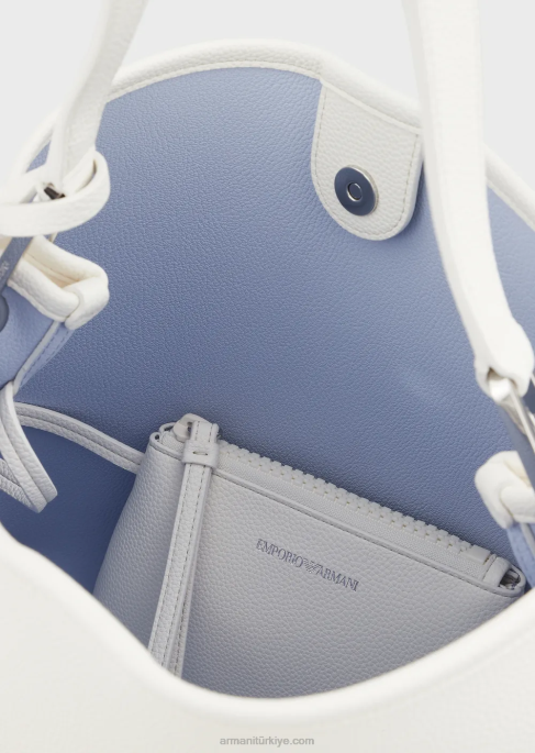 kadınlar Armani geyik desenli myea omuz çantası gri T8HD699