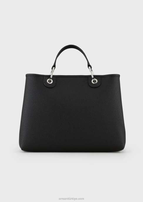 kadınlar Armani geyik desenli orta boy myea alışveriş çantası iki ton T8HD678