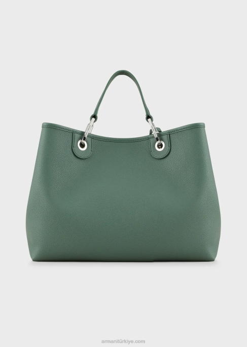 kadınlar Armani geyik desenli orta boy myea alışveriş çantası turuncu T8HD682