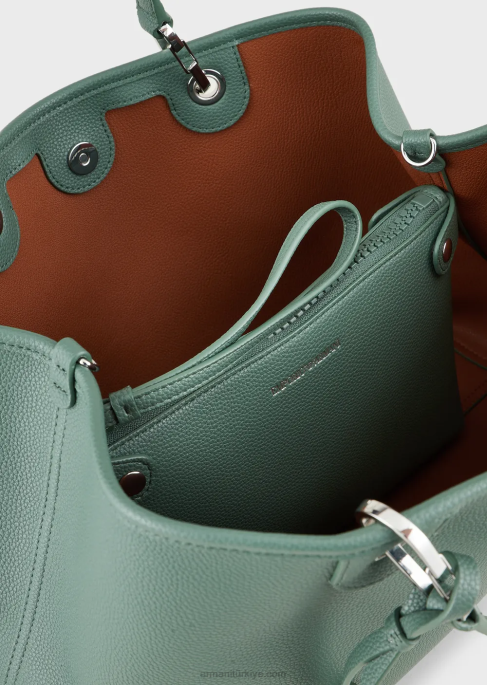 kadınlar Armani geyik desenli orta boy myea alışveriş çantası turuncu T8HD682