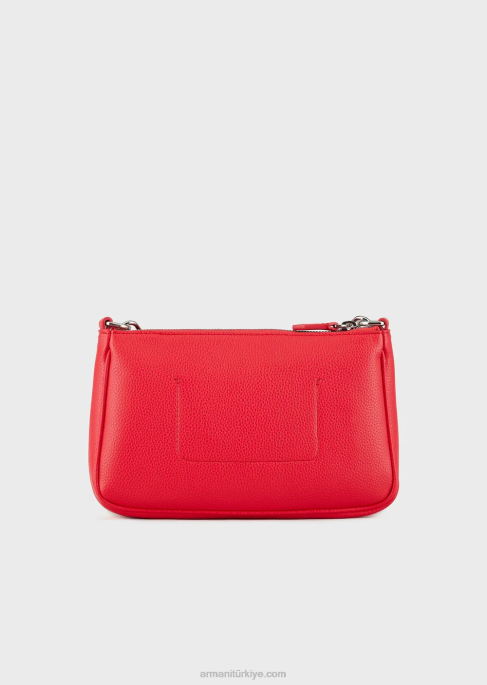 kadınlar Armani omuz askılı geyik desenli ikili mini çanta kırmızı T8HD653