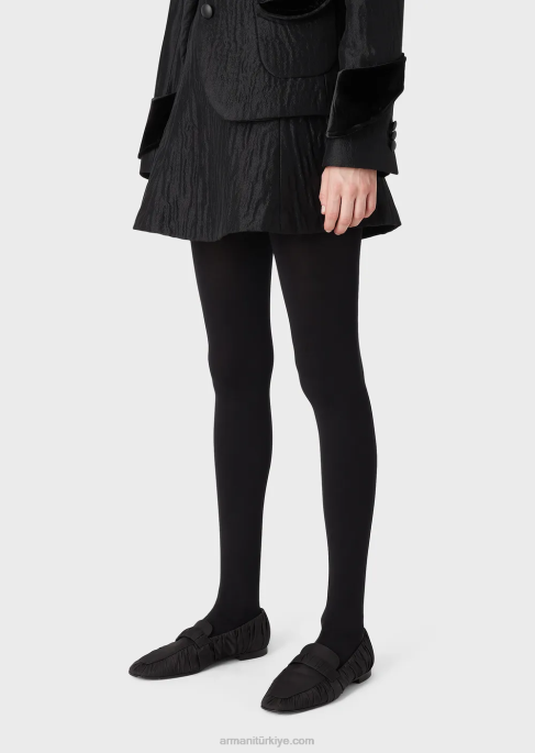 kadınlar Armani kloş etek siyah T8HD333