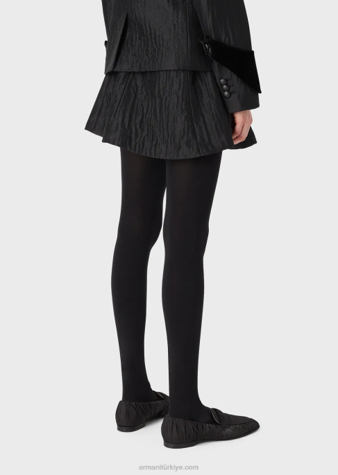 kadınlar Armani kloş etek siyah T8HD333