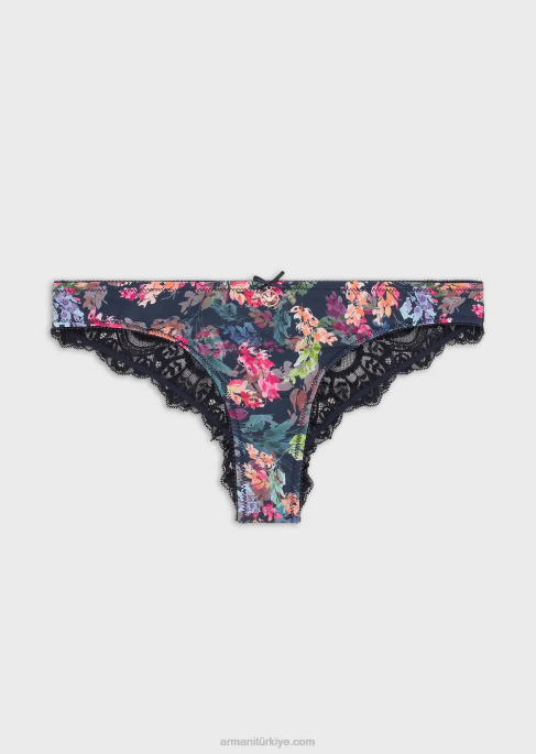 kadınlar Armani günlük charme geri dönüştürülmüş mikrofiber brezilya külotuT8HD168