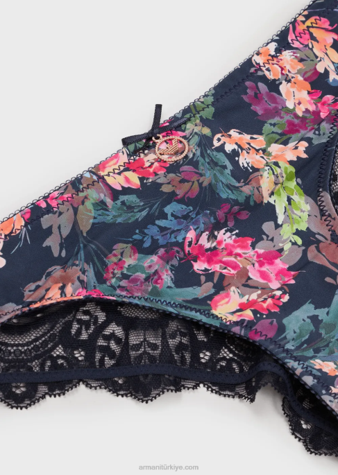 kadınlar Armani günlük charme geri dönüştürülmüş mikrofiber brezilya külotuT8HD168